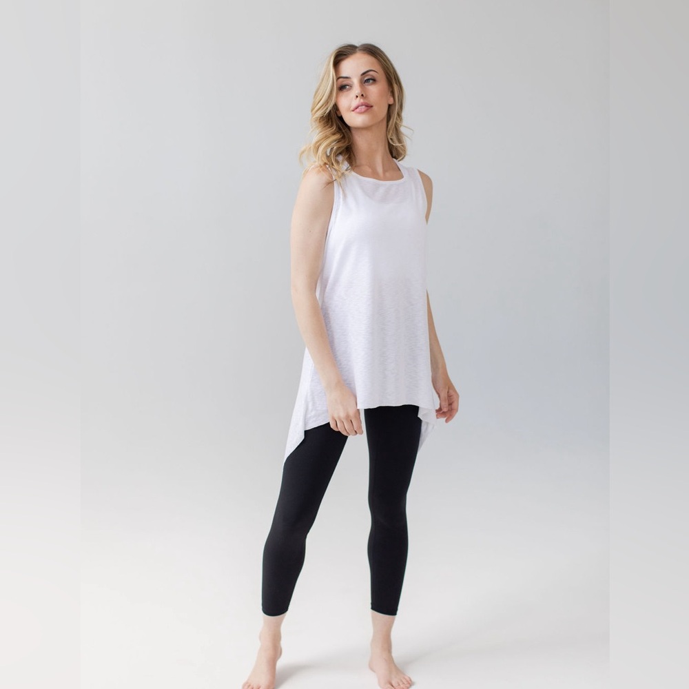 Savvi Sage Luxe Tank White - XL